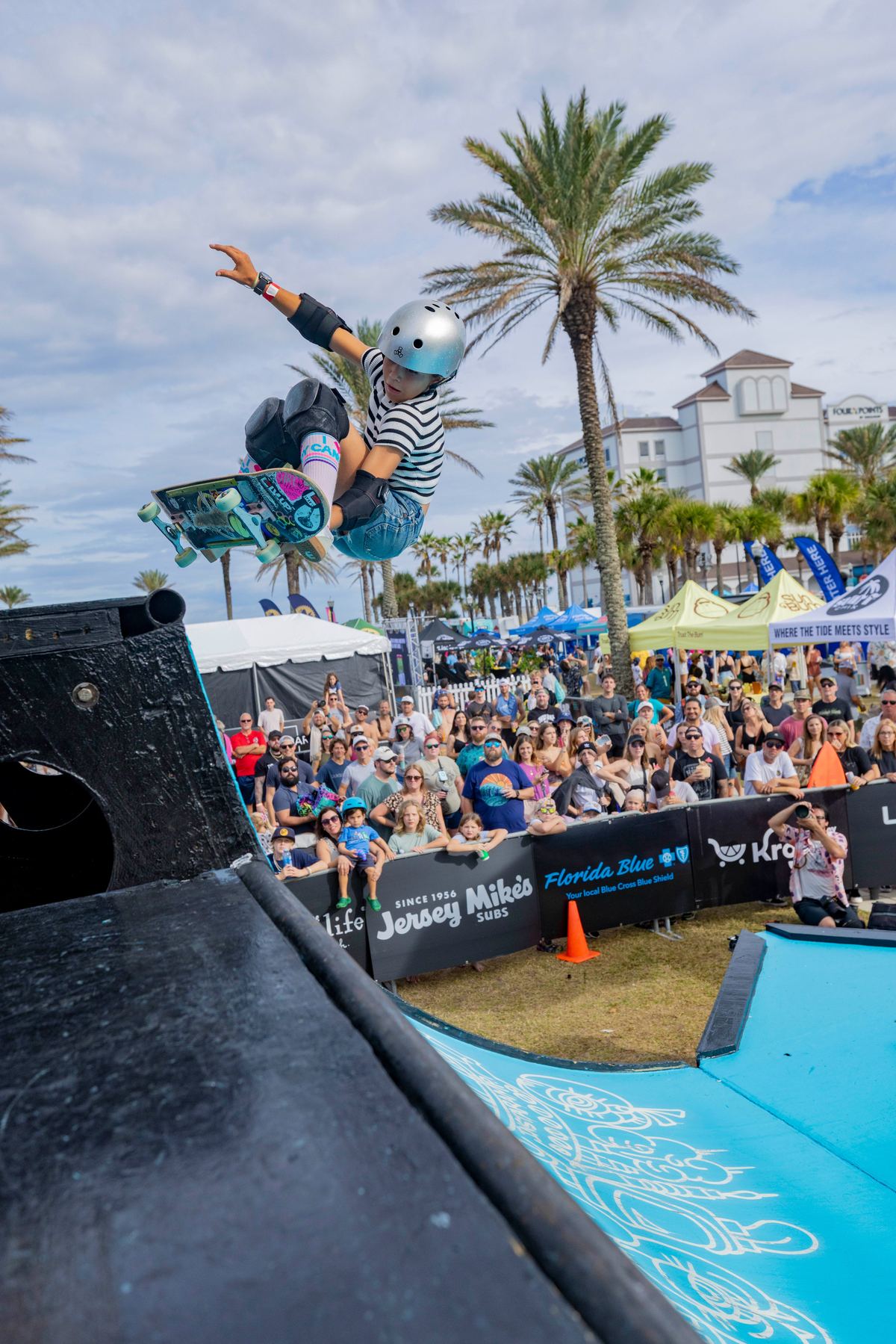 Super Girl Jacksonville Beach Skateboarding
